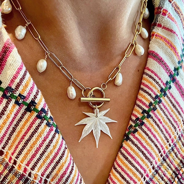 Collier Son Altesse//Collier de charme de feuilles de mauvaises herbes//Collier de marijuana