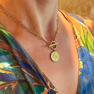 Evil Eye Necklace//Greek Necklace//Evil Eye Charm Necklace//Protection Jewelry