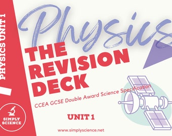 CCEA GCSE Double Award Science Unit 1 Physics Revision Deck