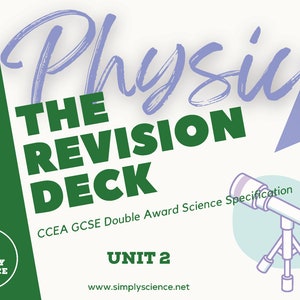 CCEA GCSE Double Award Science Unit 2 Physics Revision Deck