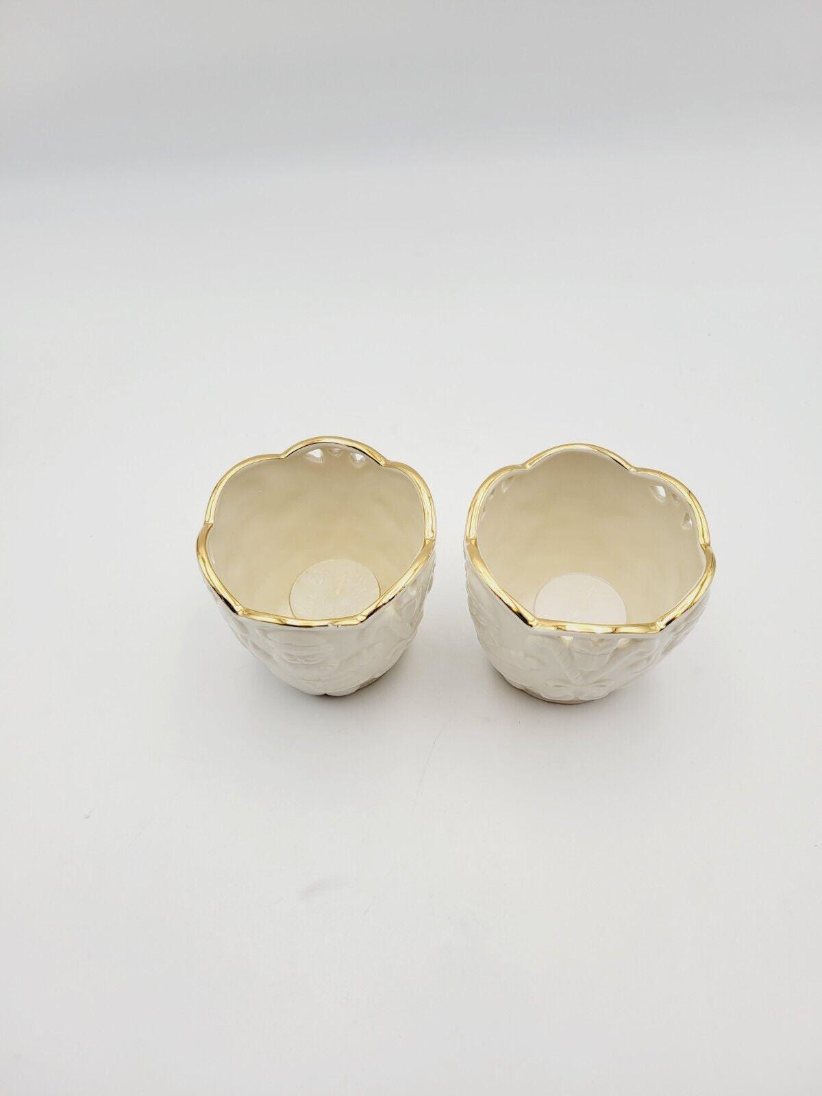 レノックス キャンドルホルダー メリーライト クリスマス サンタ