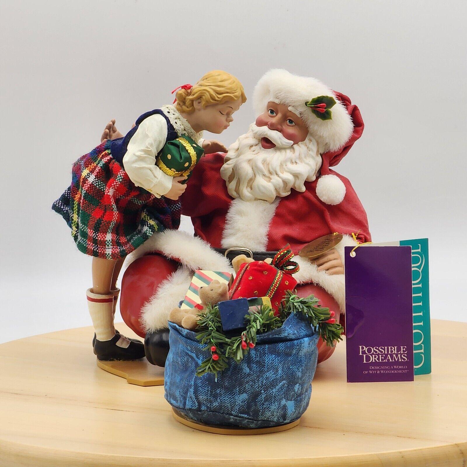 Possible Dreams Clothtique Merry Kissmas Musical Girl Kissing