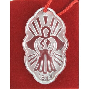 Waterford Crystal Ornament Weihnachtslieder aus der Kollektion Joy to the World 1999