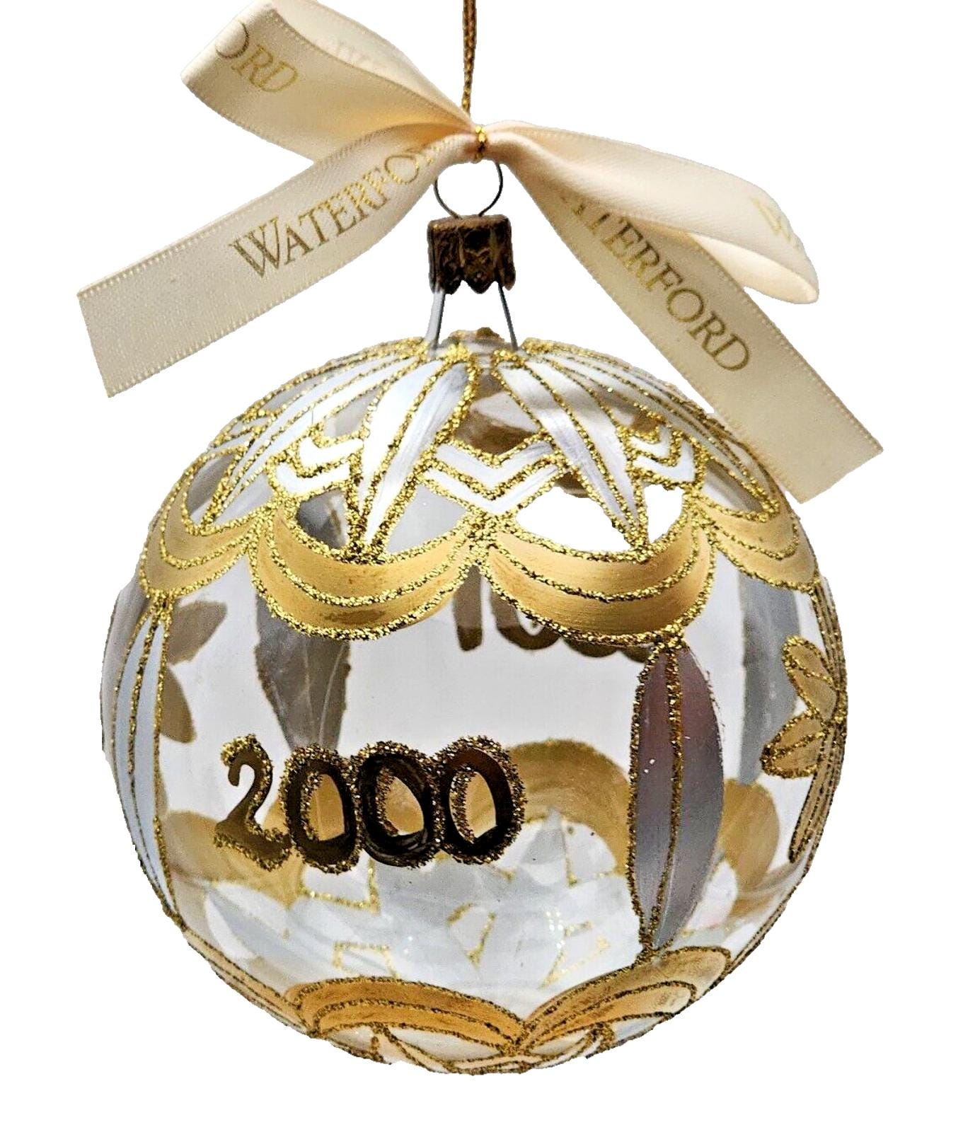 Ornement De Noël Waterford 2000 - Étoile Espoir, Cristal Nostalgique RARE