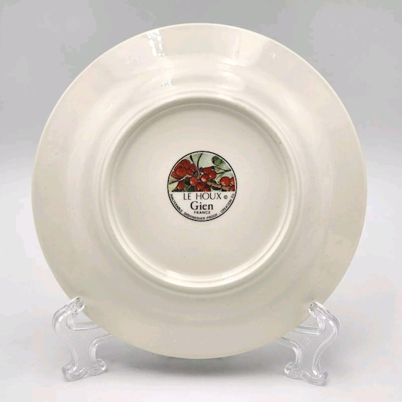 GienフランスプレートLE HOUX 美品】フランス製 ジアン☆LE HOUX☆豪華な