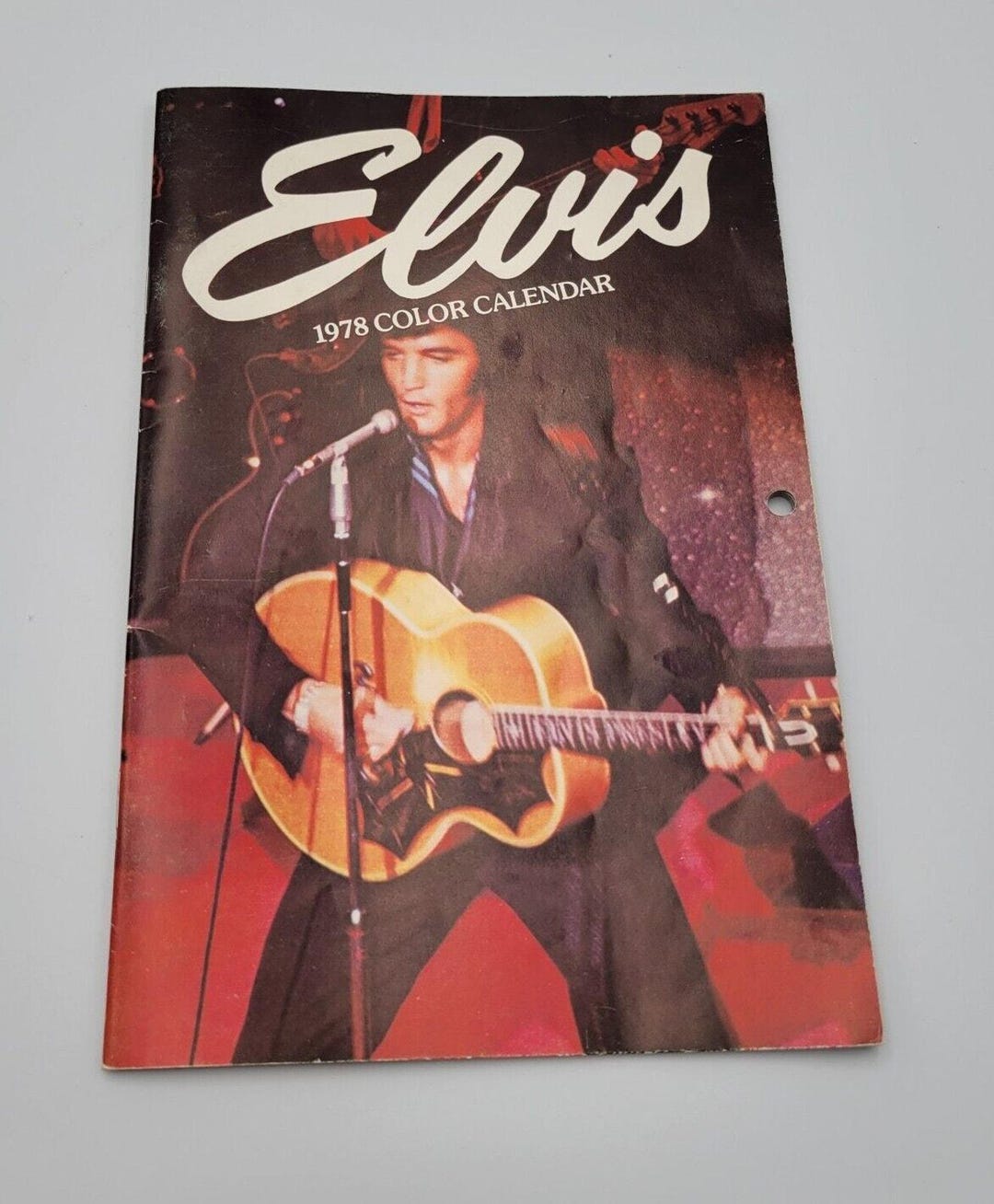 Vintage Elvis Presley 1978 Color Calendar Collectors Unique Etsy