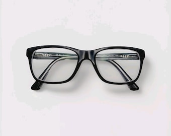 Anteojos Ray-Ban RB 1536 3529 Solo marco Negro 48-16-130 Anteojos Vtg