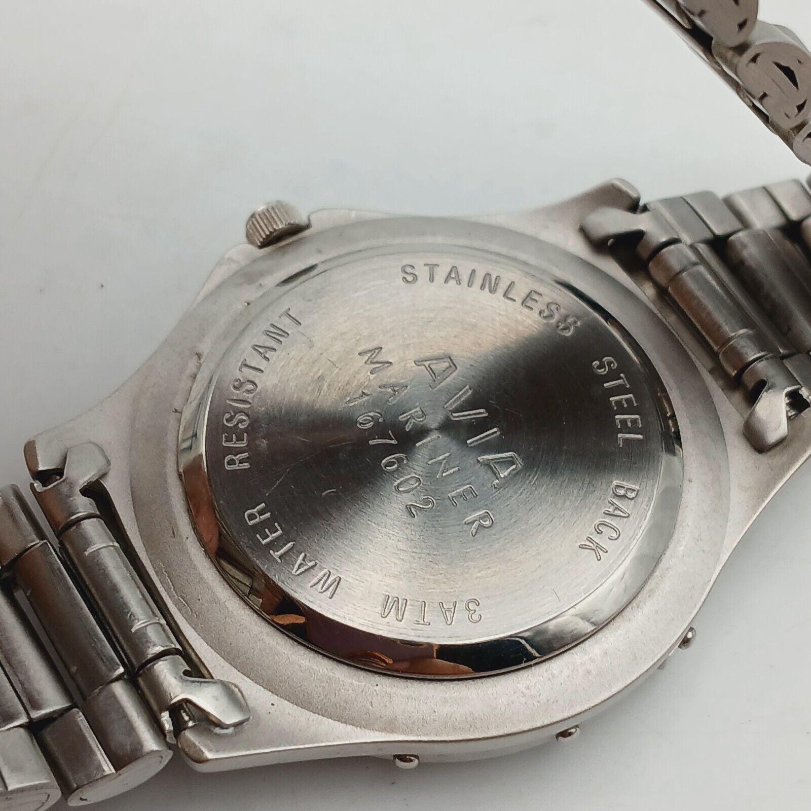 AVIA MARINER Quartz Black Dial167602 Japan MEN display picture 2