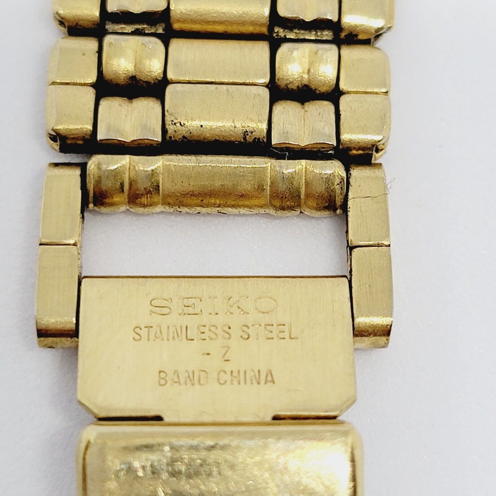 値段が激安 Gold Dial White V701-2038 SEIKO Tone New Rare Watch Quartz ヘアアクセサリー