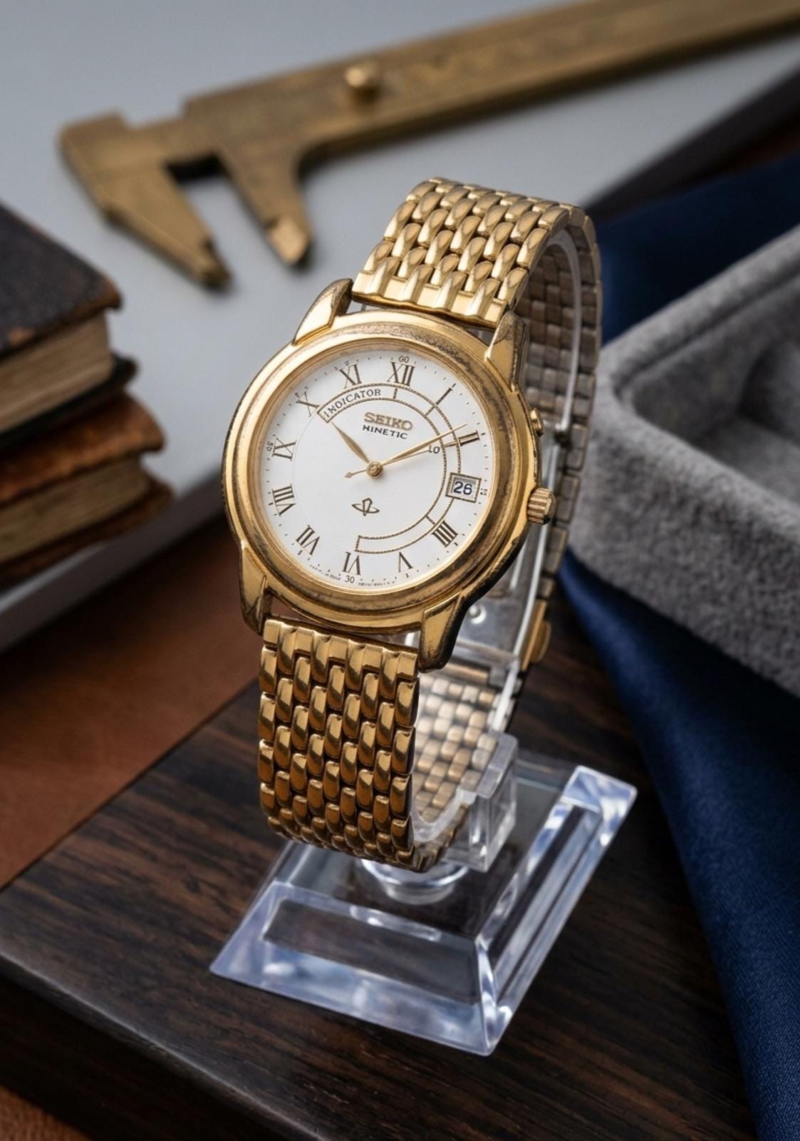 SEIKO KINETIC 5M42-0020 腕時計 本体 Seiko kinetic 5m42 - Etsy 日本