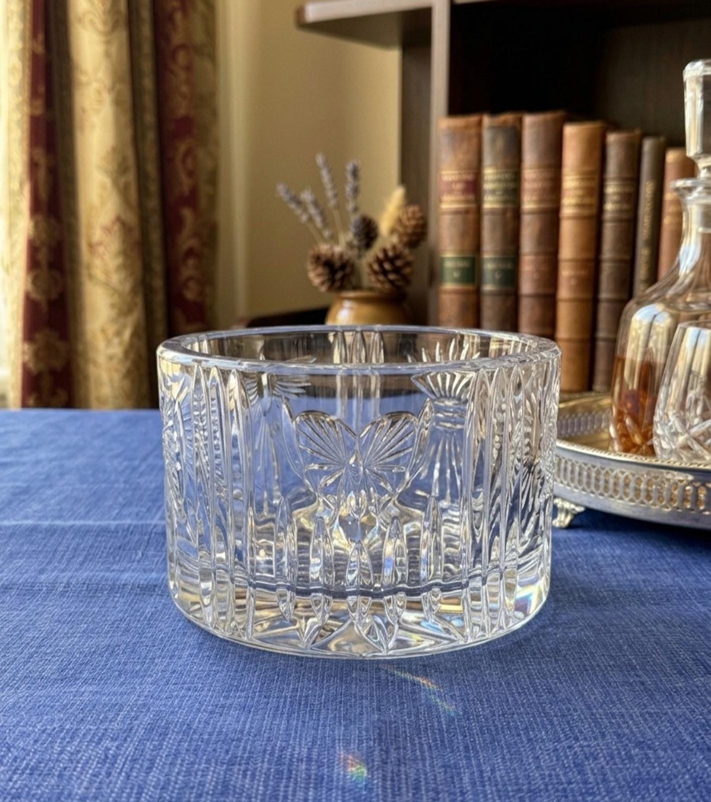  Crystal ウォーターフォード リズモアボトルコースター Waterford Wine Coaster - Etsy