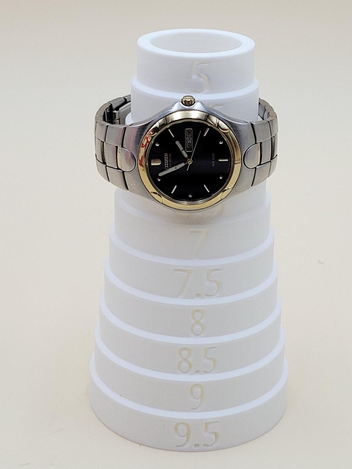 Citizen Eco-drive Black Dial Date Day St. Steel Quartz Watch  display picture 2