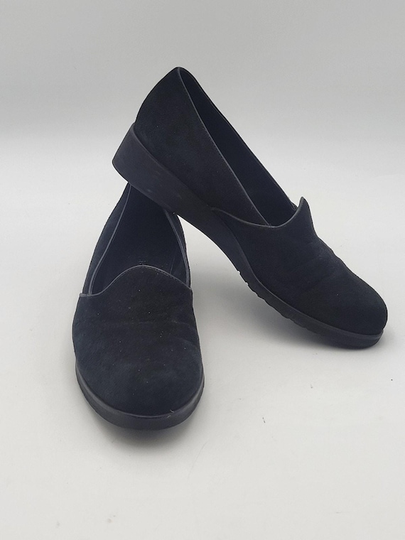 NEW COLE HAAN Black Suede Loafers Cole Haan Black Suede Slip On Loafers | eBay main image 2