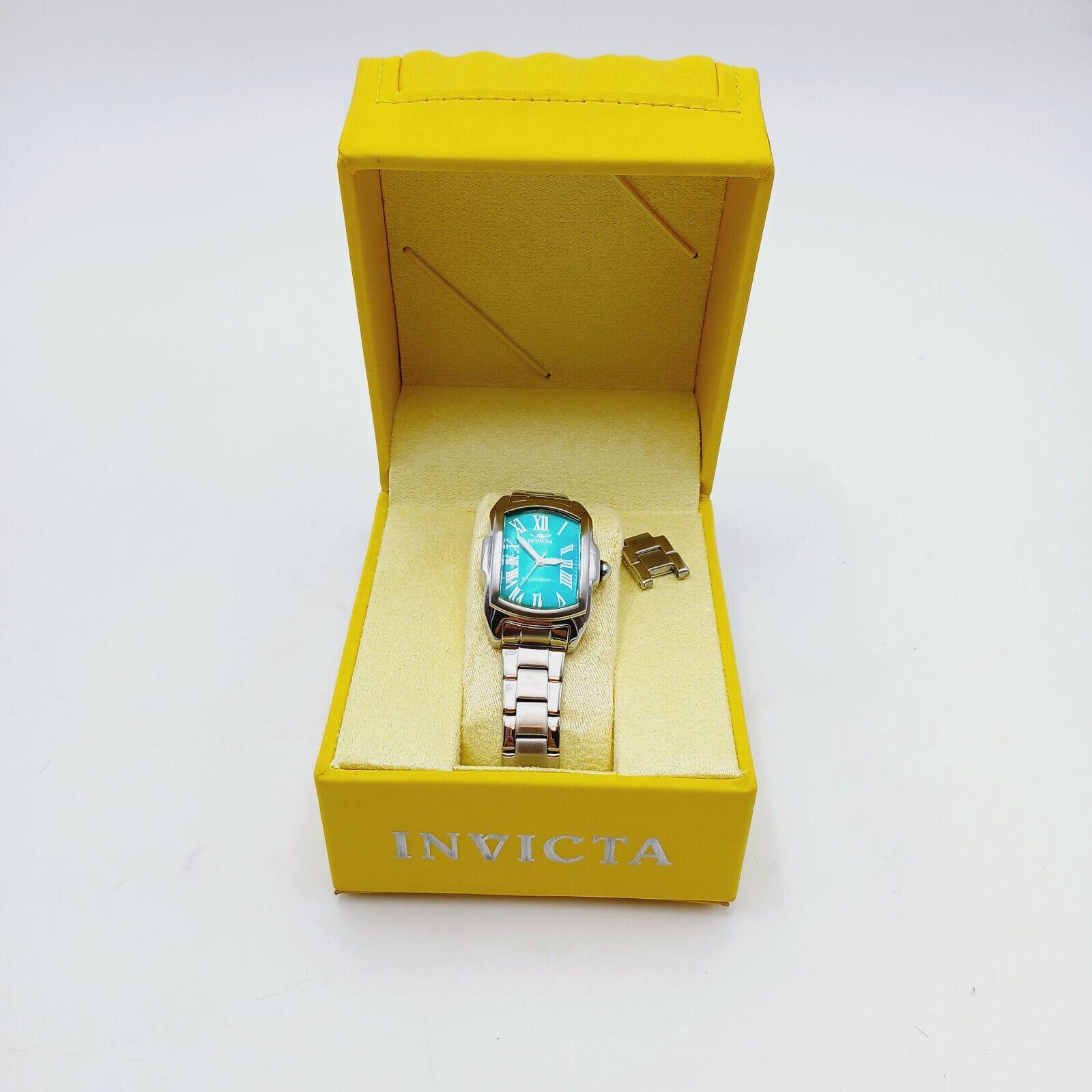 INVICTA Special Edition LUPAH 18651 Stainless Steel Rectangle Dial Watch Green Etsy Canada