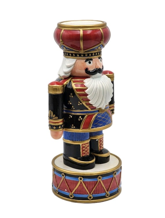 Fitz And Floyd Nutcracker Small Candleholder 13" … - image 5