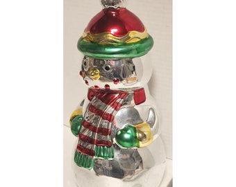 VINTAGE BLOOM-RITE Snögubbe Silver Keramik 30 cm