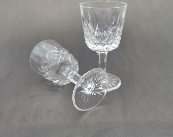 2 Waterford Crystal LISMORE 4.5” Small Liqueur Cocktail Cordial Shot Glasses