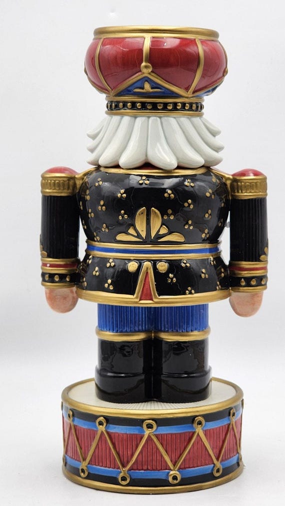 Fitz And Floyd Nutcracker Small Candleholder 13" … - image 10