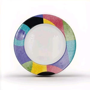 Mikasa California Currents Round Serving Plate Platter M5101 12&quot; Round