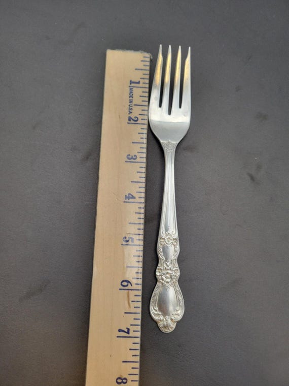 1847 IS Rogers Bros Silverware Set of 4 HERITAGE Flatware Salad