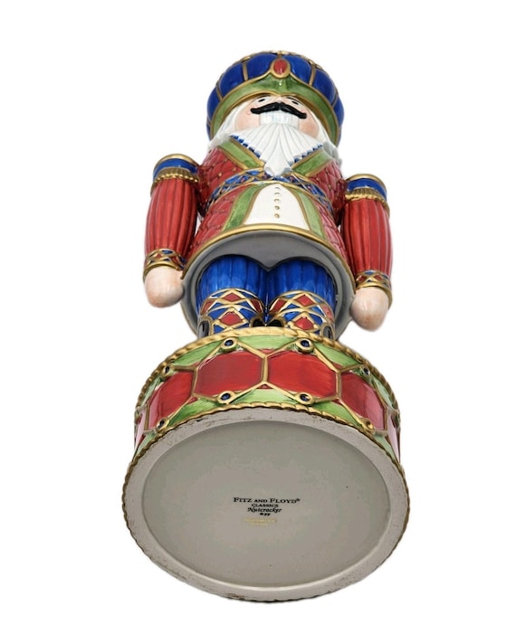 Fitz And Floyd Nutcracker Large Candleholder 16" … - image 8