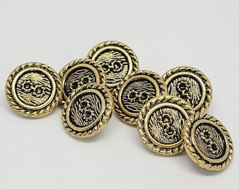 Brooks Brothers Set of 8  Vintage U.S. Marines Buttons Gold Rare Unique