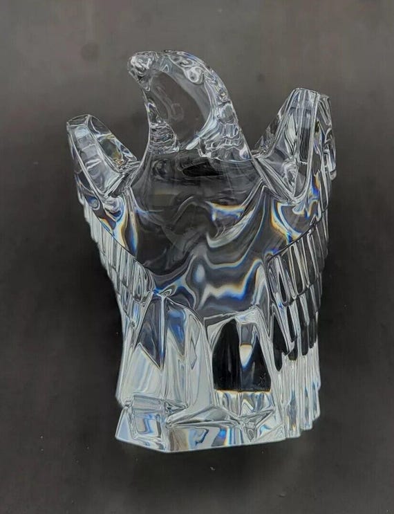 STEUBEN EAGLE スチューベン　クリスタル　イーグル　置物 Steuben/スチューベン Eagle クリスタルガラス イーグル 鷲 オブジェ