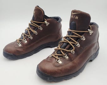 Vtg 1999 Nike AIR MINARETTE Acg Hiking Boots Brown Leather  display picture 3