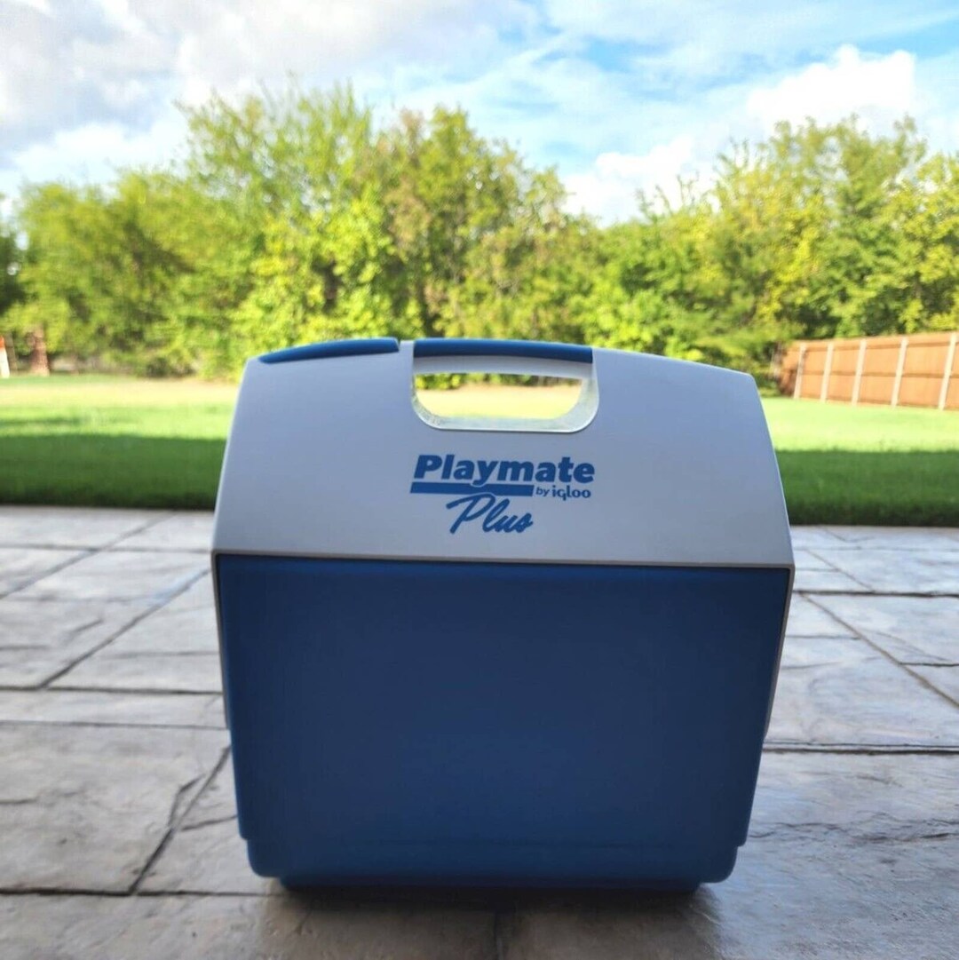 Vintage Playmate Plus Igloo Cooler Blue Etsy