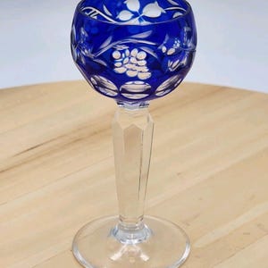 Juego de copas de cristal checo estilo bohemio vintage para licor: Copas de licor Rainbow Grapevine imagen 20