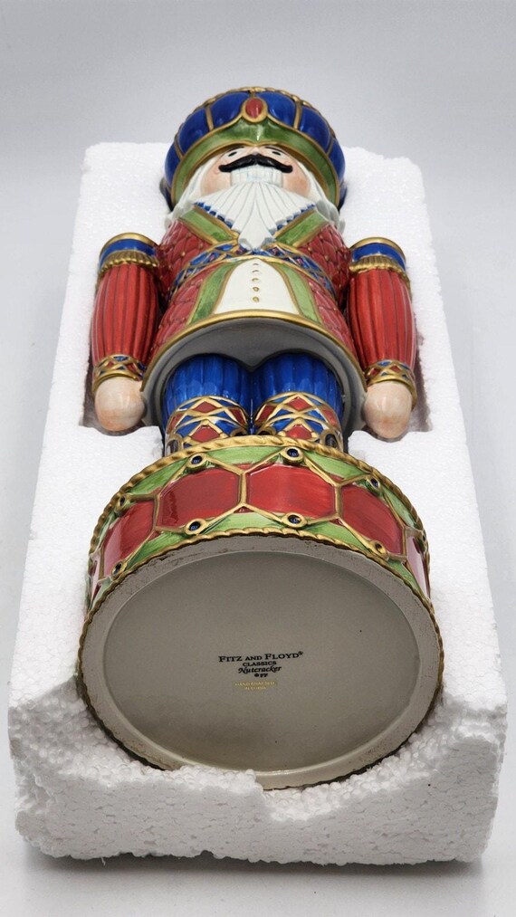 Fitz And Floyd Nutcracker Large Candleholder 16" … - image 10