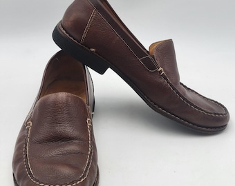Allen Edmonds Dellwood Black Split Moc Toe Lace up Blucher Size