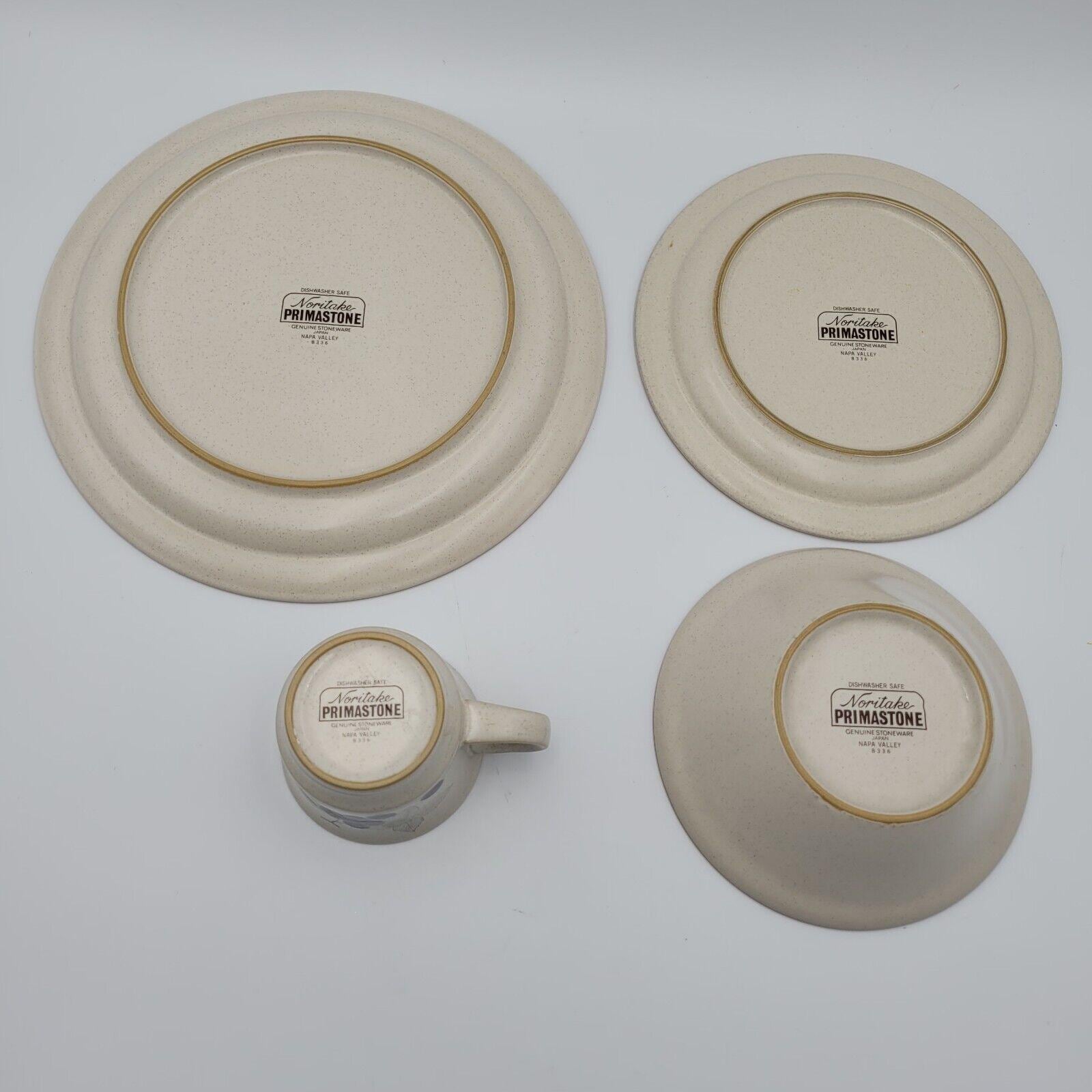 Noritake Primastone 1 Set 4 Pieces Setting Napa Valley #8336 Made