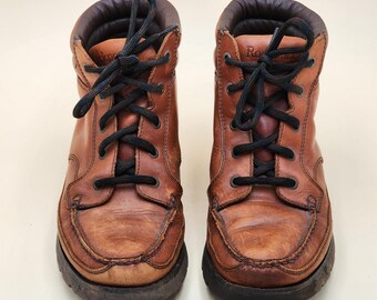 Vintage Rockport Gore-Tex Leather Moc Toe Chukka Boots Size 7M Made in Portugal Vintage Rockport Gore-tex Leather Hiking Boots Shoes - Made  main image 2
