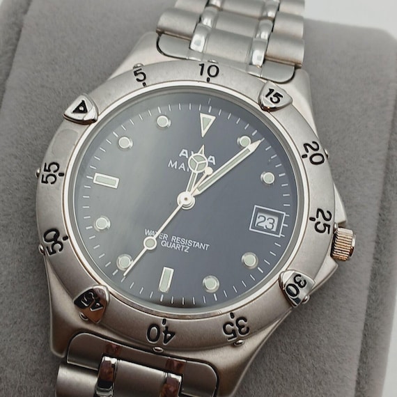 AVIA MARINER Quartz Black Dial167602 Japan MEN display picture 3