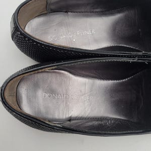 Donald J. Pliner Hazel Slip On Loafer Shoes Womens Black Embellished Suede 7.5M image 9