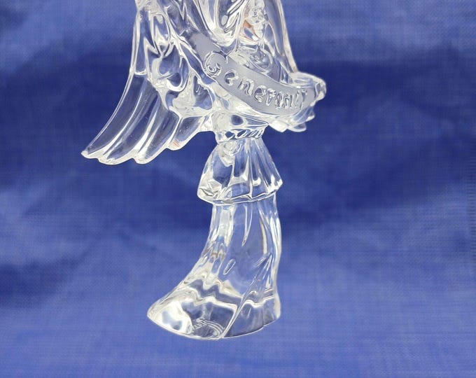 Vtg Waterford Crystal Annual Angel Ornament Generosity - Etsy