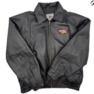 BURKS BAY L レザージャケット 革ジャン ブルゾン ブラウン Burks bay - Etsy 日本