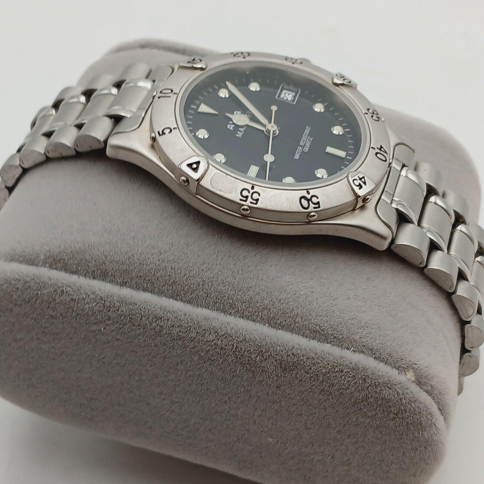 AVIA MARINER Quartz Black Dial167602 Japan MEN display picture 1
