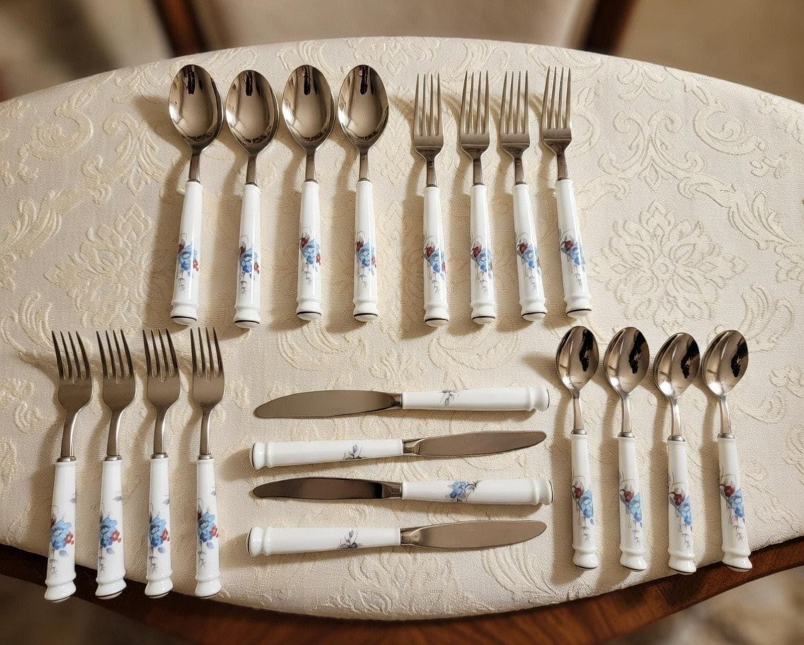Japan Floral Flatware - Etsy