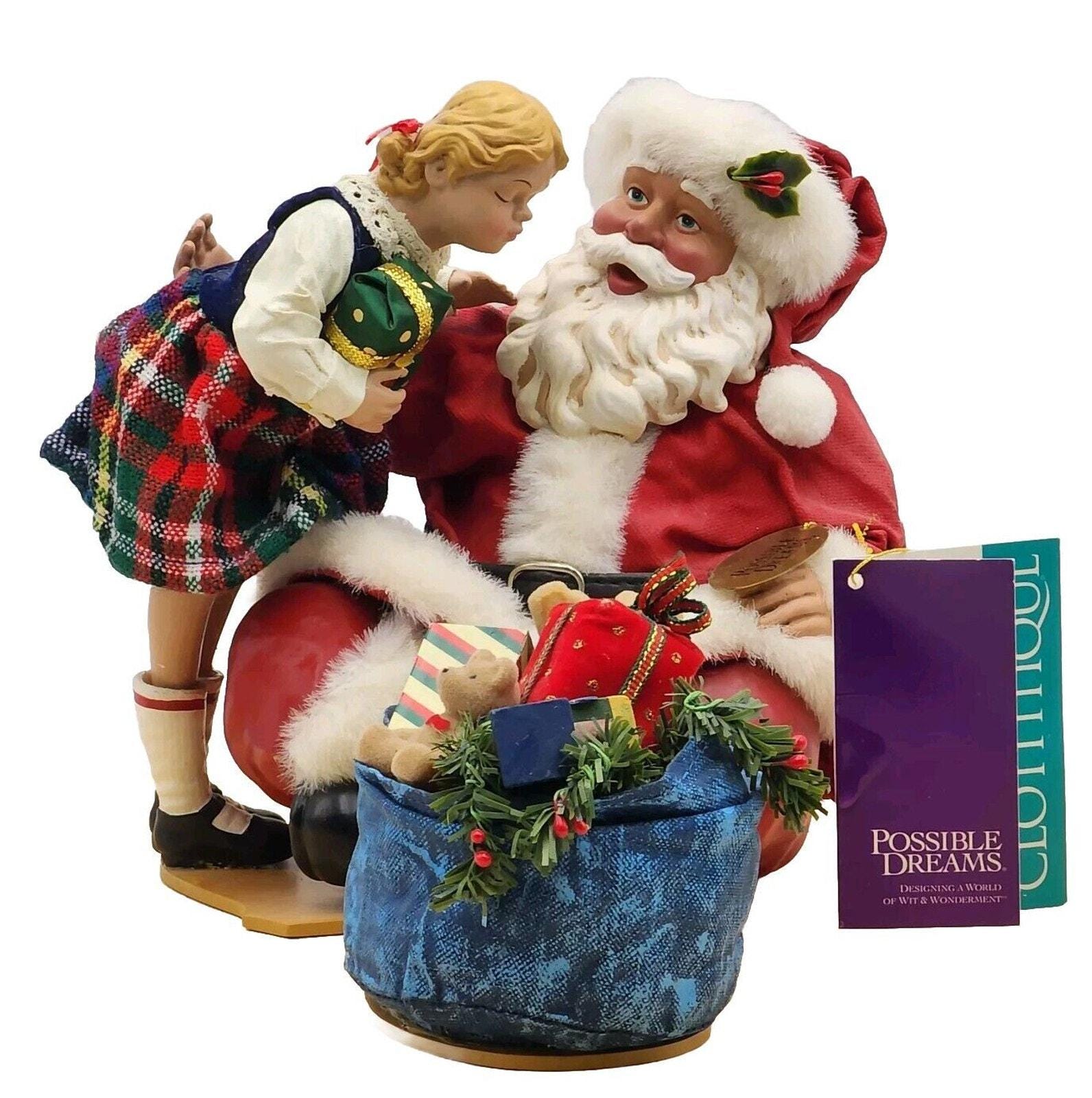 Possible Dreams Clothtique Merry Kissmas Musical Girl Kissing