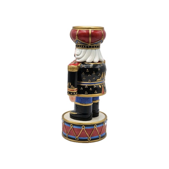 Fitz And Floyd Nutcracker Small Candleholder 13" … - image 7
