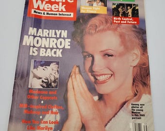 Marilyn Monroe Magazine Fotoweek 1 september 1986 Marilyn is terug Vtg Collectors