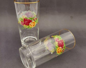 Set di 2 bicchieri highball vintage Royal Albert Old Country Roses