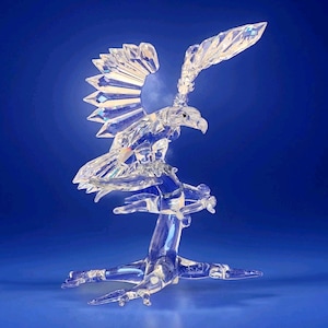 Swarovski Crystal Figurines Eagle - Etsy