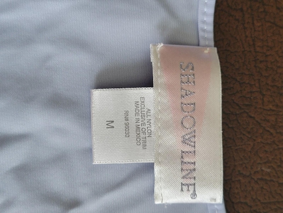 ShadowLine Long Sleeve Button Down Robe Blue Sz M… - image 6