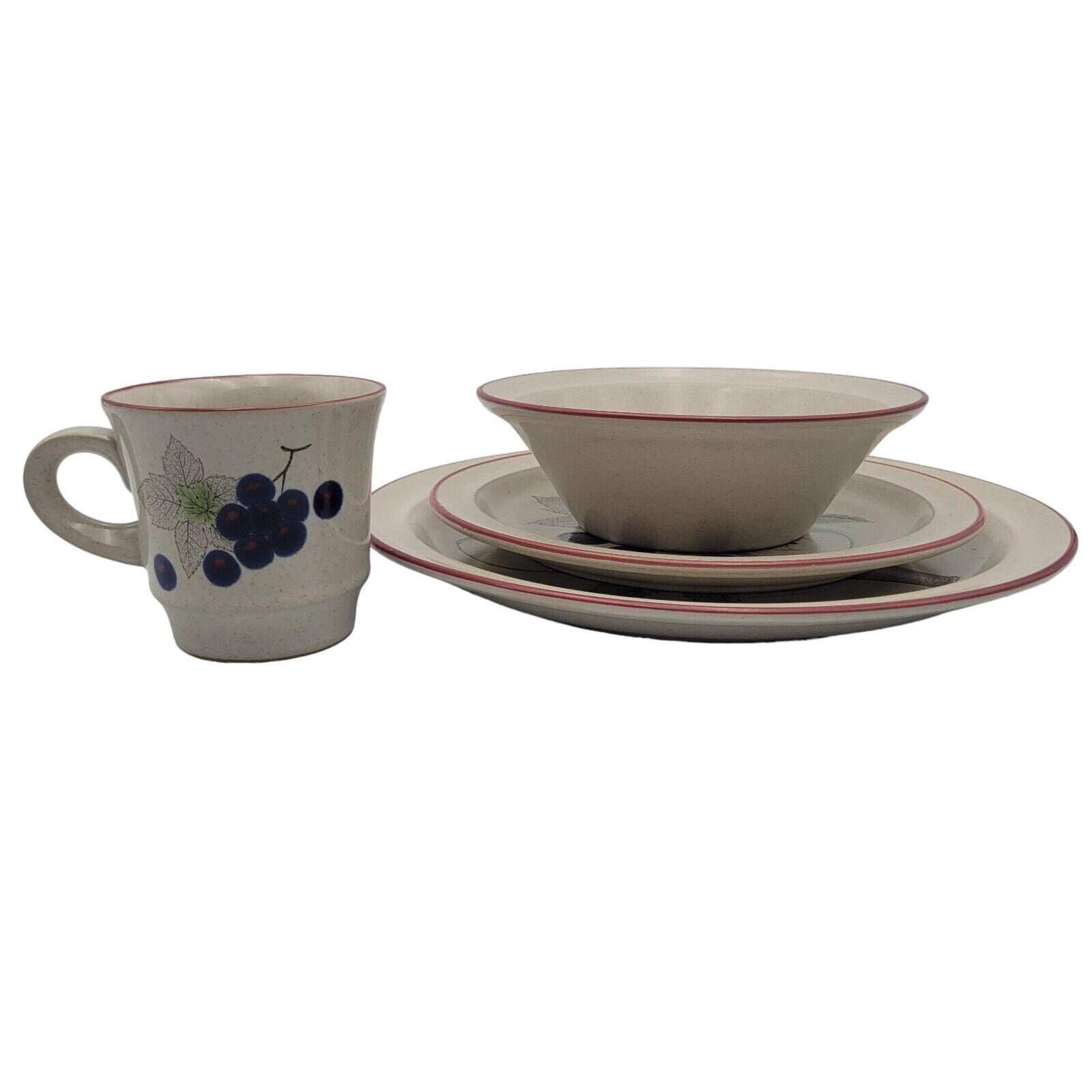 Noritake Primastone 1 Set 4 Pieces Setting Napa Valley #8336 Made