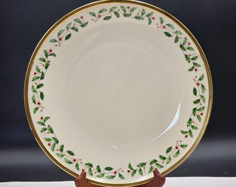 Talerz obiadowy Lenox Holiday Grande 11,5" Charger Dimension Gold TrimUSA