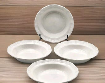 4 Mikasa French Countryside Soup Bowls F9000 Oven To Table To Dishwasher
