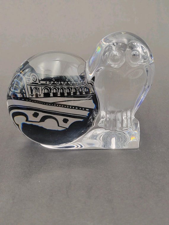 バカラ クリスタル フクロウの置物 フランス パリ オルセー美術館所蔵